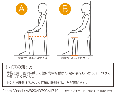 サイズの計り方